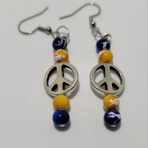 Peace earrings